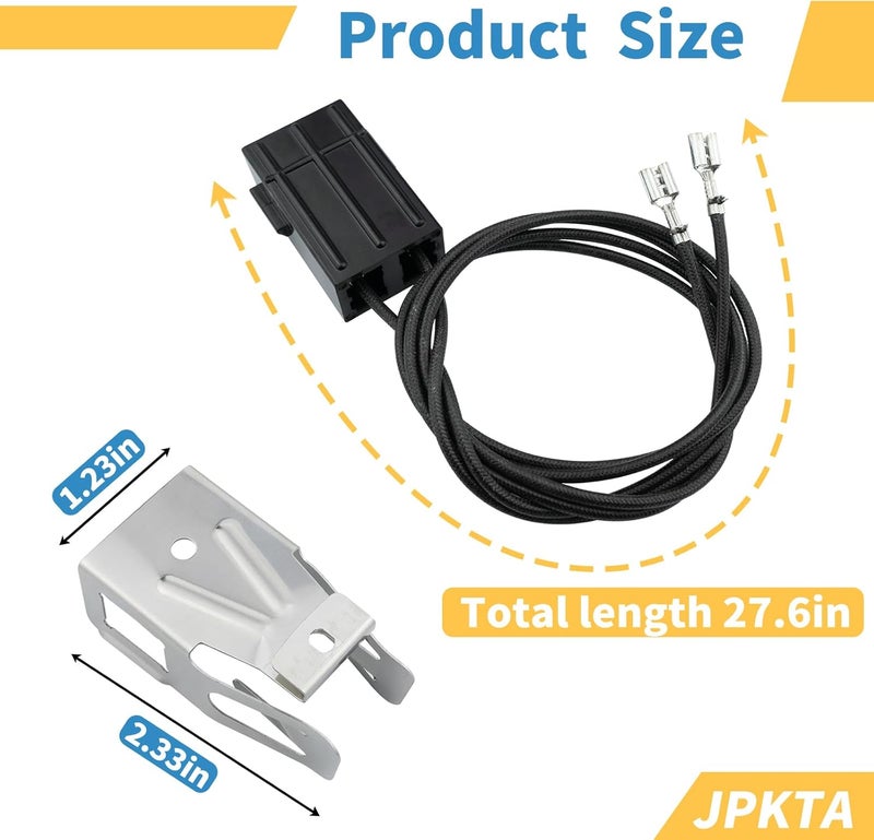 JPKTA 2 Pack WB2X8228 Element Receptacle and Wire Kit by Compatible with GE Hotpoint Electric Ranges Cooktops Electric Stove Burners - Repalces PS242972 AP2013499 - Image 2